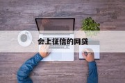 深入解析会上征信的网贷，深入解析，会上征信的网贷全解析