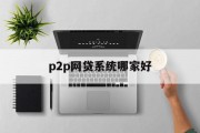 P2P网贷系统哪家好？—— 全面解析与选择指南，P2P网贷系统全面解析与选择指南，如何挑选优质平台？