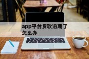 app平台贷款逾期了怎么办_在贷款app上借钱逾期不还会怎样