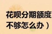 花呗逾期了怎么办额度不够(花呗逾期无法使用额度什么时候才能恢复)