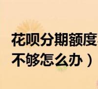 花呗逾期了怎么办额度不够(花呗逾期无法使用额度什么时候才能恢复)